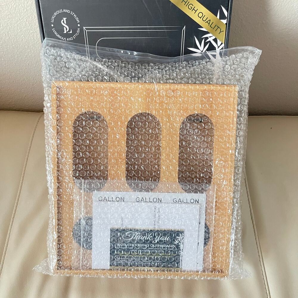 Bamboo ziplock bag organizer for kitchen drawer new - Picture 4 of 9